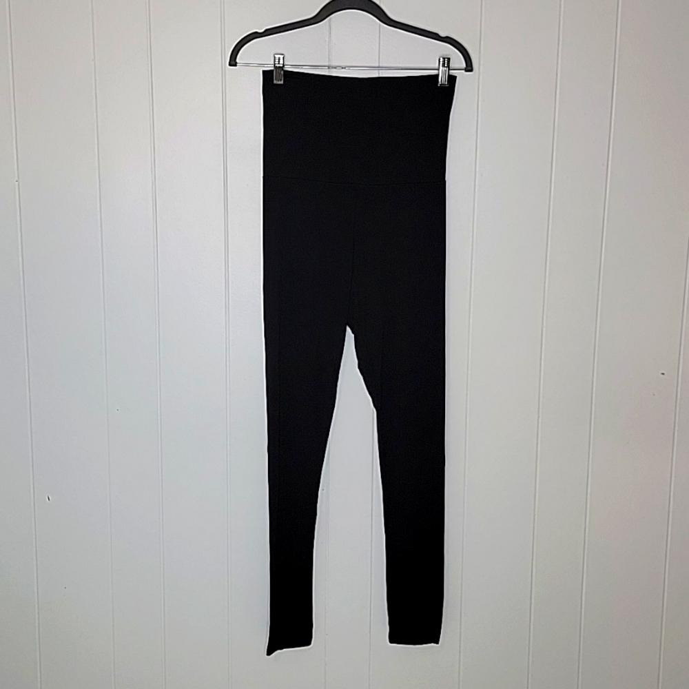 Storq Classic Signature Maternity Leggings - Black Size 2 (small)